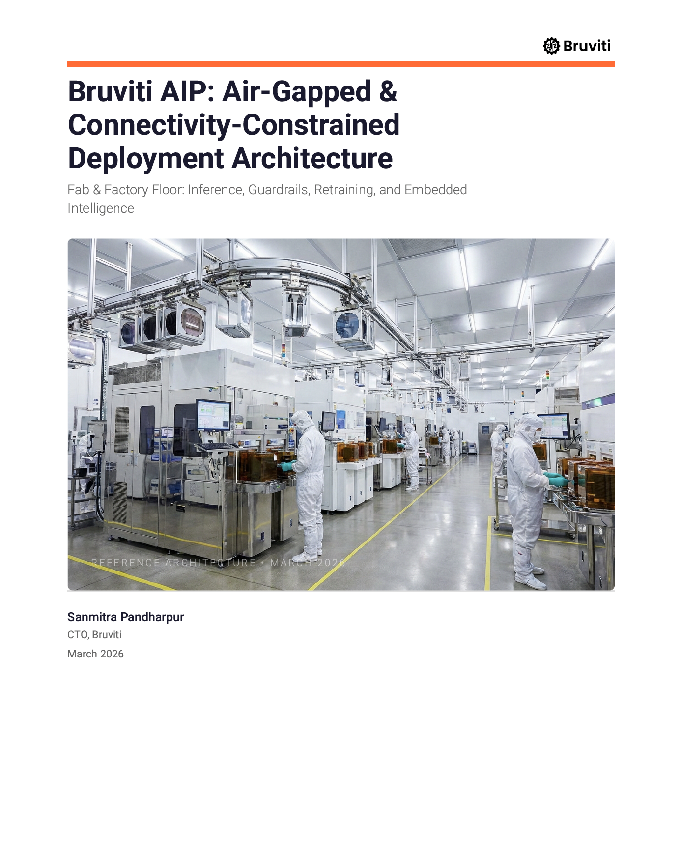 White paper cover: Air-gapped deployment architecture